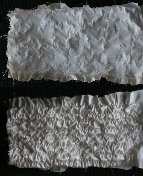 Shrinking fabric that works with steam