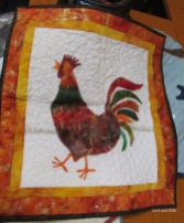 Cockerel quilt